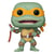 Les Tortues Ninja - Figurine POP! Michelangelo avec Saucisse Nunchucks 9 cm - Funko