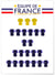Affiche Champions du monde 2018 | A3 : 29,7x42cm