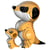 Eugy 3D Modèle: ANIMAL SAUVAGE / MANGOUSTE 7.1x4.1x7.6cm, en carton, en boîte, 6+