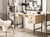 Bureau Panneau de particules de bois Marron clair ABILEN - Beliani