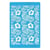 Pochoir plastique souple réutilisable 18,5 x 14,5 cm Fabrika Decoru FEUILLAGE HIBISCUS 224