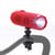 Enceinte Bluetooth Portable Étanche Lumière LED FM TWS Autonomie 3H Rouge YONIS