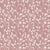 Tissu Popeline de Coton Elise Végétal délicat sur fond Vieux rose