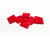 Carreaux mosaïque Rouge Pixel art - Classique - Lot de 30