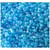 Sachet de 500g de perles de rocailles bleue turquoise transparente pour collier et bracelet