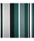 Tissu coton enduit rayé de 160 cm de largeur Vert vendu par 50 cm
