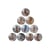 10 cabochons rond en verre assorties 25 mm FEMME BORD DE MER