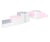 Passerelle 5 blocs blanc rose gris - Velinda