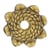 Coupelle métal Ø 8 mm Doré (lot de 10)