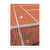 Affiche 30x40 cm - Filet Tennis Terre battue - LPX Illustration