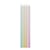 Bougie ombrée - 15,3cm - lot de 24 - arc-en-ciel