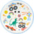 8 Assiettes Le Monde des Jouets