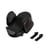Muvit Support Voiture Universel Rotatif Grip avec Pince Extensible à 100mm Noir