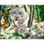 Princesse - Canevas antique Un petit coin de paradis 50x65cm