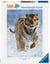 Puzzle 2D 500 pièces - Tigre dans la neige - Ravensburger