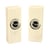 Gomme dessin blanche 4,8 cm 2 pièces