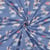 Tissu Popeline de Coton Zelhia licornes magiques sur fond Bleu