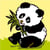 LUC - Kit canevas Soudan Panda 25x25cm