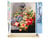 Peinture par Numéro Figured'Art - Fleurs et Fruits - Herman Henstenburgh - Kit de Loisir Créatif DIY Numéro d'Art Complet - 40x50cm toile roulée + châssis en bois à monter