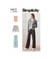Patron Simplicity 9272.A - Ensemble maille Cardigan, Top et Pantalon du 34 au 52 (FR) taille n°FR 34-52