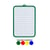 Ardoise - Blanche - 2 faces - 28x16,5cm - Effaçable - Scolaire - Wonday
