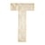Lettre T en bois Alphabet géant ajouré 24 cm