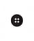 Carte de 6 boutons costume noirs (4x15mm et 2x20mm) 4 trous - Union Knopf Noir