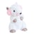 Peluche Marmotte blanche Cache-Oreille  - 18 cm