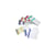 ELVE  10 Blocs  vendeur, dimensions: (L)135 x (H)60 mm, assorti