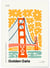 Affiche San Francisco 4 Golden Gate | A3 : 29,7x42cm