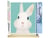 Peinture par Numéro Figured'Art - Lapin blanc - Kit de Loisir Créatif DIY Numéro d'Art Complet - 40x50cm toile roulée + châssis en bois à monter