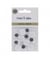 Oeil MOBILE Noir/blanc peluches diam. 14mm en lot de 12 - 3bCom Blanc