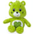 Peluche bisounours vert - touchanceux 28 cm - doudou licence