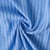 Tissu Double gaze de Coton Réversible rayé Bleu