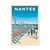 Affiche 30x40 cm - Nantes - Olahoop Travel Posters