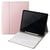 Avizar Clavier QWERTY Bluetooth pour iPad Pro 12.9 et Air 13 avec Étui Clapet Rose Champagne