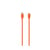 Jaym Câble Lightning vers USB-C PD 3A Charge et Synchronisation Collection POP 1,5m Orange