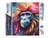 Diamond Painting Broderie Diamant Figured’Art 40x50cm toile entière roulée avec diamants carrés - Babouin Coloré Abstrait