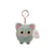 Peluche - PORTE-CLES EN PELUCHE KAWAII - MOKO MARU KITTY – CHAT VERT – 9 CM