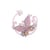 Transfert thermocollant clou et strass Papillon 10x9cm