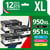 123CONSOMMABLES - 950XL 951XL - Cartouches d'encre compatible avec HP 950XL 951XL pour HP Officejet Pro 8600 8620 8610 8100 8615 8625 8630 8640 251dw 276dw - 123CONSOMMABLES