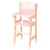 Chaise haute en bois pour poupée - New Classic Toys
