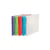 Classeur 4 anneaux 15 mm polypropylène Crystal colours - A4 - Couleurs assorties - x 30 - Exacompta