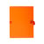 Chemise dos extensible papier - 24x32cm - Orange - x 10 - Exacompta