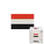 Kit mosaïque DIY pixel art - Drapeau Monaco - Classique