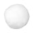 Pompons, blanc, 75 mm, 6 pces