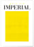 Affiche Jaune Impérial | A3 : 29,7x42cm