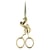 Ciseaux licorne or 13cm