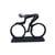 Statuette design Cycliste Initial