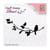 Tampon transparent scrapbooking Nellie's choice OISEAU SUR BRANCHE 005